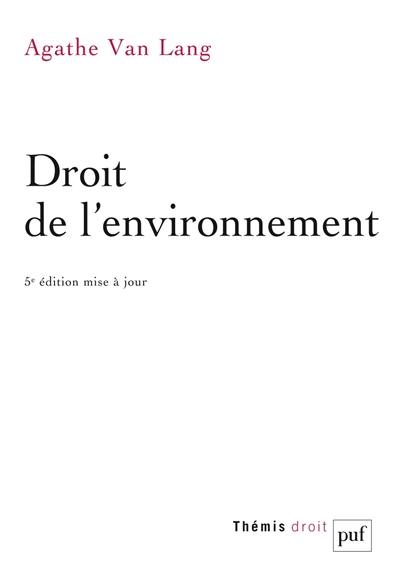 Droit de l'environnement