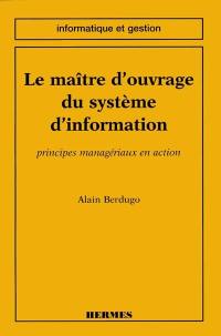 Le maître d'ouvrage du système d'information