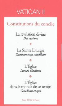 Lot des 4 constitutions du concile Vatican II