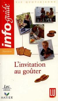 L'invitation au goûter