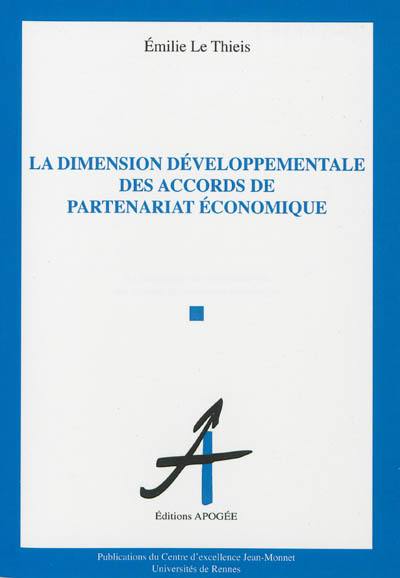 La dimension développementale des accords de partenariat économique