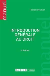 Introduction générale au droit