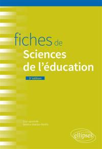 Fiches de sciences de l'éducation