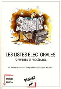 Les listes électorales : formalités et procédures