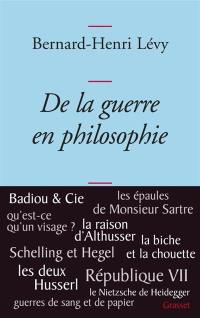 De la guerre en philosophie