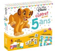 Disney classics : le coffret de mes 5 ans : trois petits jeux amusants adaptés à tes 5 ans !