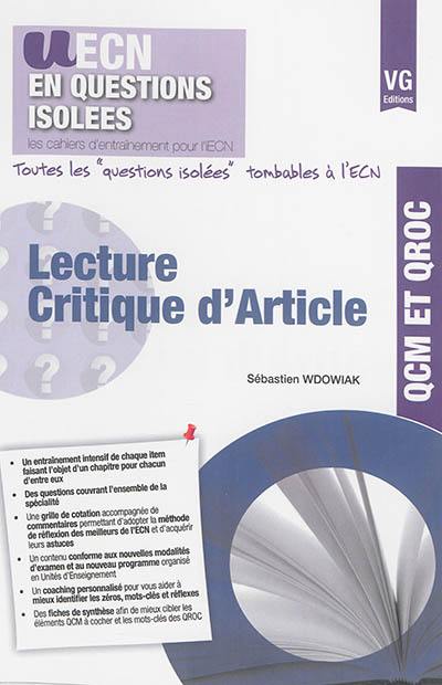 Lecture critique d'article