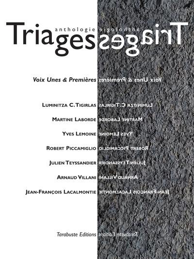 Triages, n° hors-série. Voix unes & premières : anthologie 2019 : vol. 2