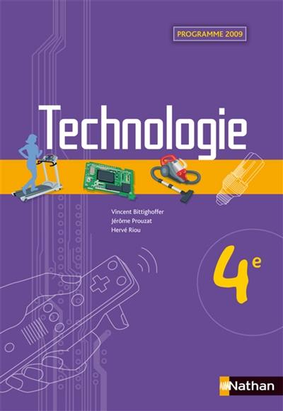 Technologie 4e : programme 2009