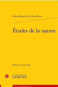 Etudes de la nature