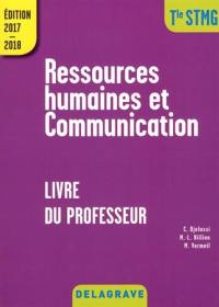 Ressources humaines et communication terminale STMG : livre du professeur