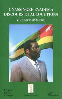 Discours et allocutions. Vol. 2. 1976-1981