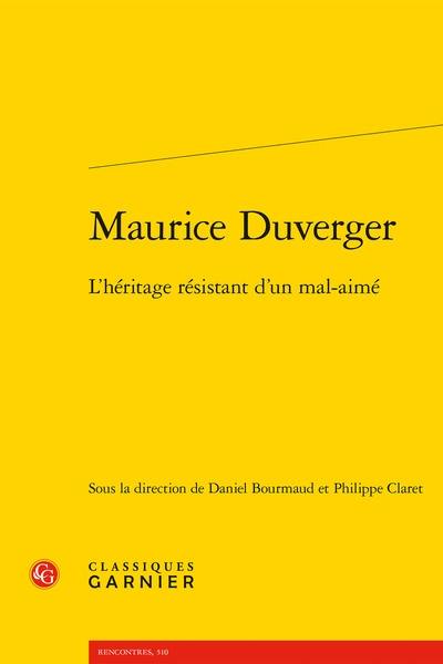 Maurice Duverger : l'héritage résistant d'un mal-aimé