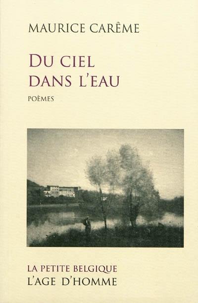 Du ciel dans l'eau : poèmes