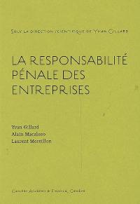 La responsabilité pénale des entreprises