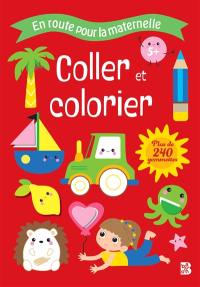 Coller et colorier, 5+ : plus de 240 gommettes