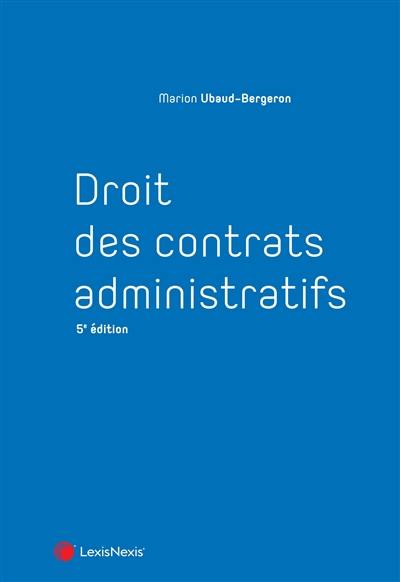 Droit des contrats administratifs