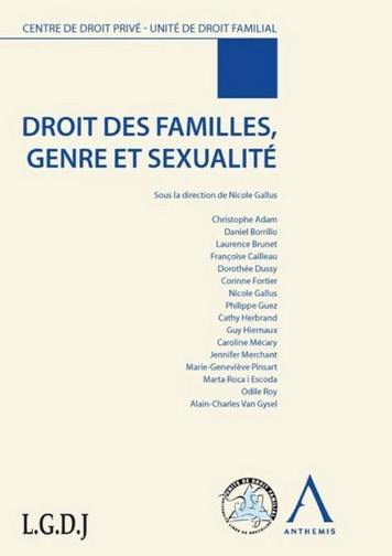 Droit des familles, genre et sexualité