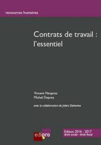 Contrats de travail : l'essentiel