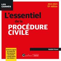 L'essentiel de la procédure civile : 2022-2023