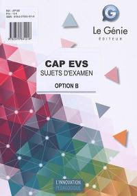 CAP EVS : sujets d'examen : option B