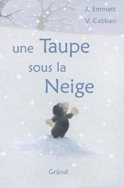 Une taupe sous la neige