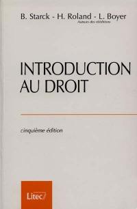 Introduction au droit