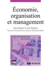 Economie, organisation et management