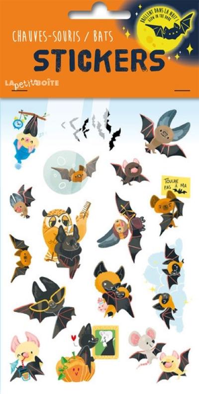 Chauves-souris : stickers. Bats : stickers