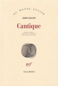 Cantique : poèmes