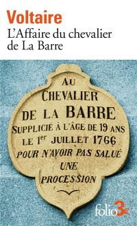 L'affaire du chevalier de La Barre. L'affaire Lally