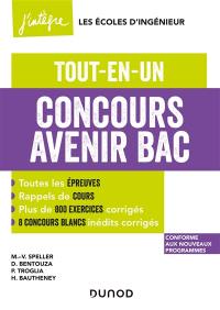 Concours Avenir bac : tout-en-un : conforme aux nouveaux programmes