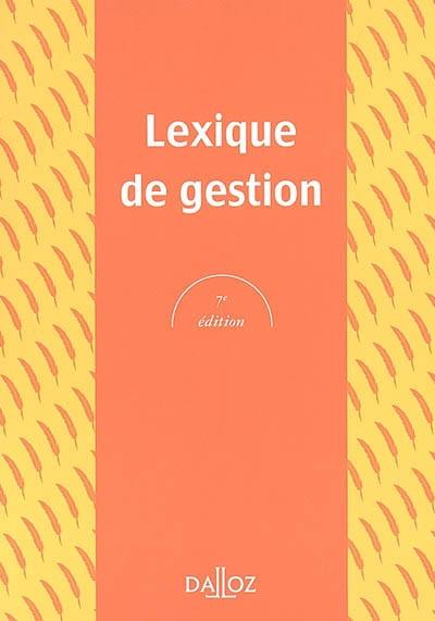 Lexique de gestion