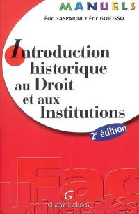 Introduction historique au droit et aux institutions