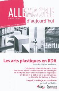 Allemagne d'aujourd'hui, n° 196. Les arts plastiques en RDA