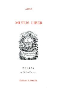 Mutus Liber