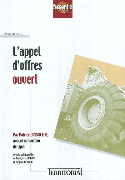 L'appel d'offres ouvert