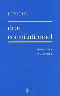 Droit constitutionnel : lexique