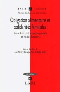 Obligation alimentaire et solidarités familiales : entre droit civil, protection sociale et réalités familiales