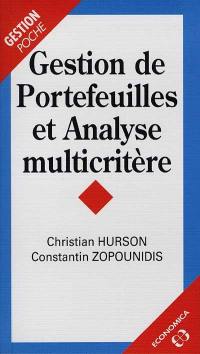 Gestion de portefeuille et analyse multicritère