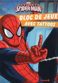 Marvel ultimate Spider-Man : bloc de jeux avec tattoos