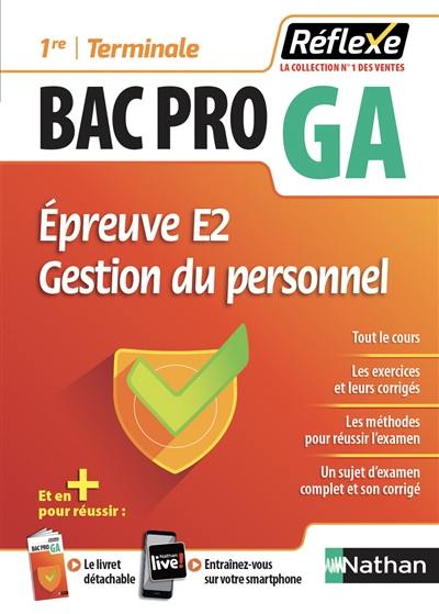 Epreuve E2 gestion du personnel, bac pro GA, 1re, terminale : gestion administrative des relations avec le personnel