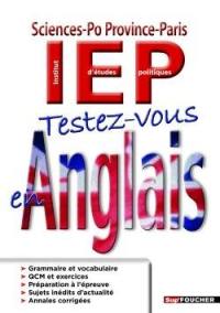 Testez-vous en anglais : Sciences-Po Province-Paris