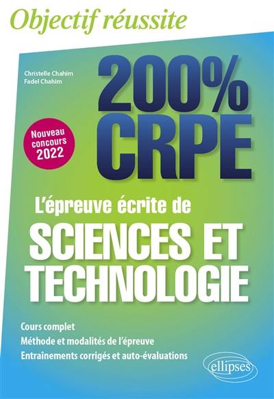 L'épreuve écrite de sciences et technologie : nouveau concours 2022