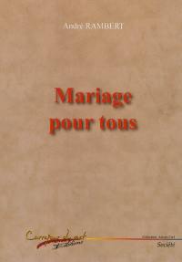 Mariage pour tous