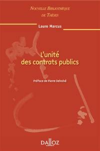 L'unité des contrats publics