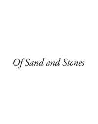 Of sand and stones