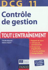 Contrôle de gestion, DCG 11 : tout l'entraînement