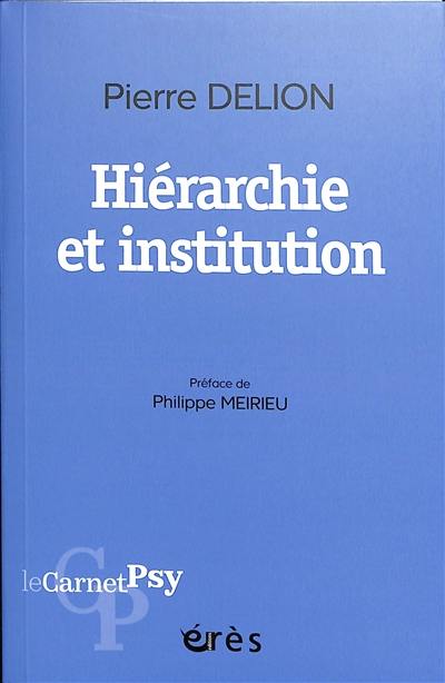 Hiérarchie et institution