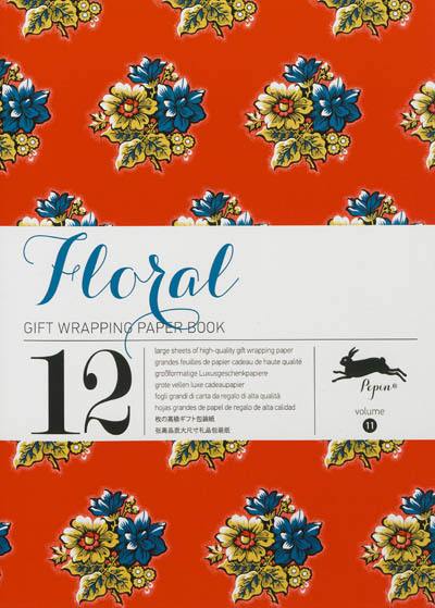 Gift wrapping paper book. Vol. 11. Floral